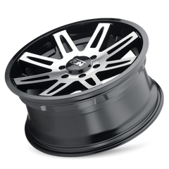 ION Type 142 18x9 / 6x139.7 BP / 0mm Offset / 106mm Hub Black/Machined Wheel
