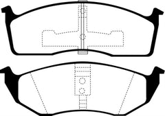 EBC 93-94 Chrysler Concorde 3.3 Greenstuff Front Brake Pads