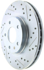 StopTech Select Sport 07-12 Chrysler Sebring Slotted / Drilled Left Front Rotor