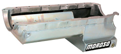 Moroso Chevrolet Big Block Mark IV Drag Race Baffled Power Pouch Wet Sump 6-7qt 8in Steel Oil Pan