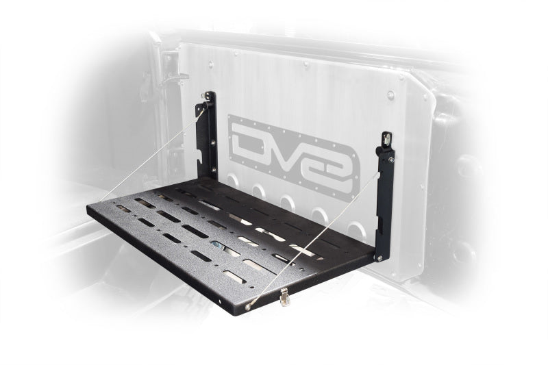 DV8 Jeep JK Tailgate Mounted Table (Trail Table) - Black – Motorhead.com