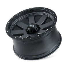 ION Type 134 18x9 / 5x127 BP / 0mm Offset / 83.82mm Hub Matte Gunmetal/Black Beadlock Wheel