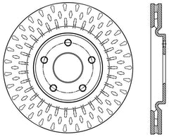 StopTech 12-20 Dodge Grand Caravan Sport Drilled Right Front Rotor