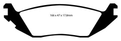 EBC 06-09 Chrysler Aspen 4.7 Greenstuff Rear Brake Pads