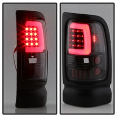 xTune Dodge Ram 1500 94-01 Tail Lights - Light Bar LED - Black ALT-ON-DRAM94V3-LBLED-BK