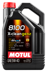 Motul 5L Synthetic Engine Oil 8100 X-CLEAN Gen 2 5W40