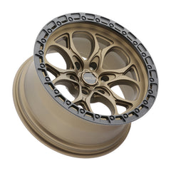 Weld Off-Road W106 18X9 Ledge 6X135 ET20 BS5.75 Satin Bronze / Black Ring 87.1