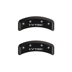 MGP 4 Caliper Covers Engraved Front & Rear i-Vtec Red finish silver ch