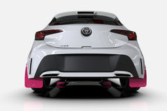 Rally Armor 07-17 Mitsubishi Lancer Pink Mud Flap BCE Logo