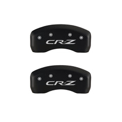 MGP 4 Caliper Covers Engraved Front Honda Engraved Rear CR-Z Red finish silver ch