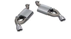 QTP 16-18 Chevrolet Camaro SS 6.2L 304SS Screamer Axle Back Exhaust w/4.5in Dual Tips