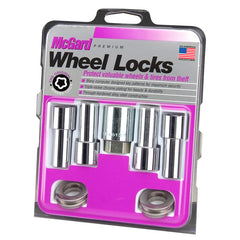 McGard Wheel Lock Nut Set - 4pk. (X-Long Shank) 7/16-20 / 13/16 Hex / 2.165in. Length - Chrome