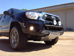 N-Fab Light Bar 12-15 Toyota Tacoma - Tex. Black - Light Tabs w/o License Plate Tabs