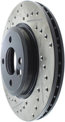 StopTech 02-07 Mini Cooper/Cooper S Slotted & Drilled Right Front Rotor