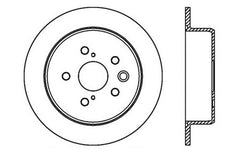 StopTech Drilled Sport Brake Rotor