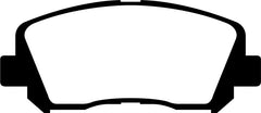 EBC 13+ Jeep Cherokee 2.4 Greenstuff Front Brake Pads