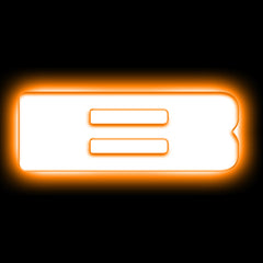ORACLE Lighting Universal Illuminated LED Letter Badges - Matte White Surface Finish - B