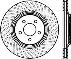 StopTech Power Slot 94-04 Ford Mustang Front Right Slotted CRYO Rotor