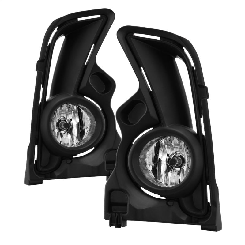 Spyder 17-18 Toyota Highlander OEM Fog Lights w/Cover and Switch - Clear (FL-TH17-C)