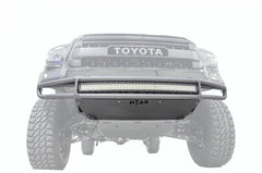 N-Fab M-RDS Front Bumper 14-17 Toyota Tundra - Gloss Black w/Silver Skid Plate