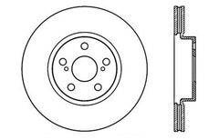 StopTech Drilled Sport Brake Rotor