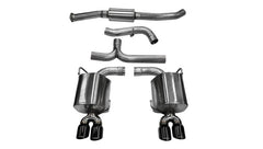Corsa 11-13 Subaru Impreza Sedan STI 2.5L Turbo Manual Black Sport Cat-Back Exhaust