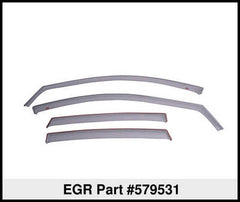 EGR 13-17 Honda Accord In-Channel Window Visors Front/Rear Set Dark Smoke