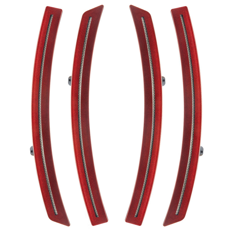 Oracle Chevrolet Corvette C7 Concept Sidemarker Set - Clear - Long Beach Red (WA405Y)