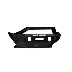 Road Armor 07-18 Jeep Wrangler JK Stealth Front Winch Bumper w/Bar Guard Mid Width - Tex Blk