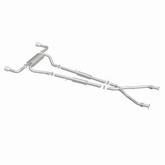 MagnaFlow 14 Infiniti Q50 V6 3.7L Cat-Back Polished Stainless Tips Dual Split Rear Exit Exhaust