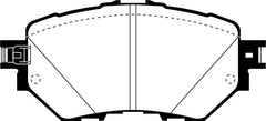 EBC 14+ Mazda 3 2.0 (Mexico Build) Greenstuff Front Brake Pads