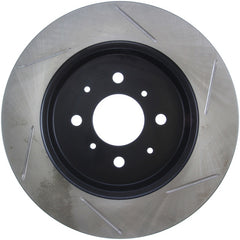 StopTech 02-03 Honda Civic Si Hatchback Slotted Right Rear Rotor