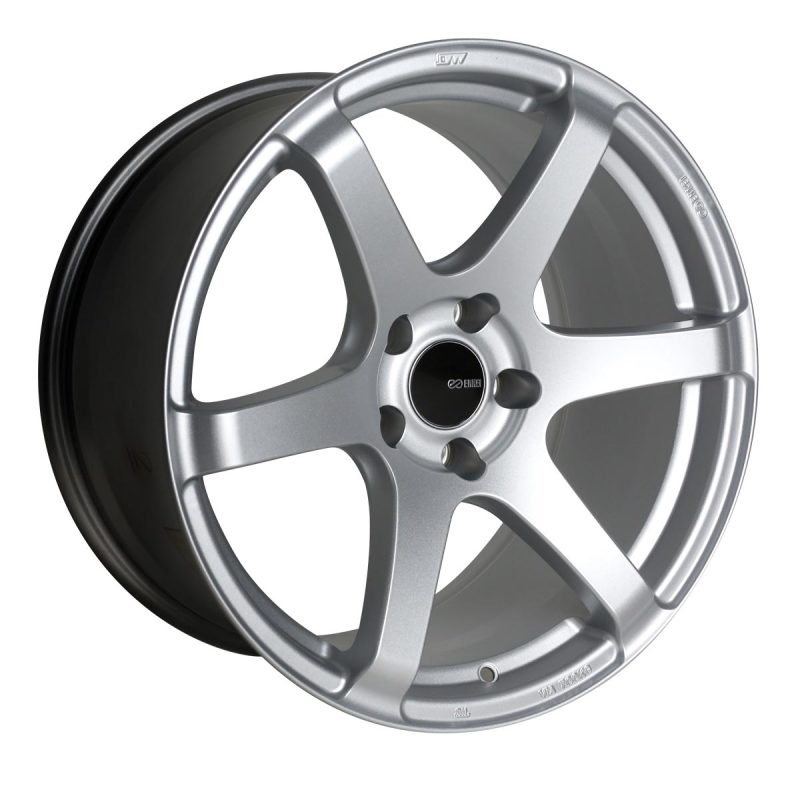 Enkei T6S 18x8 45mm Offset 5x100 Bolt Pattern 72.6 Bore Matte Silver Wheel