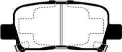 EBC 00-02 Acura MDX 3.5 Greenstuff Rear Brake Pads