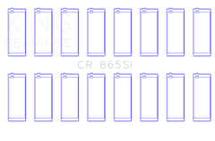 King Chevrolet SBC 307CI/350CI & GEN III/IV (OD+.002in) (.010in) Bi-Metal Rod Bearing Set