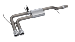 QTP 14-18 Chevy Silverado 1500 4.8L/5.3L EC/CC SB 304SS Screamer Cat-Back Side Exit w/4.5in Tips