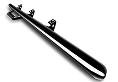 N-Fab Nerf Step 09-17 Dodge Ram 1500/2500/3500 Regular Cab - Gloss Black - Cab Length - 3in
