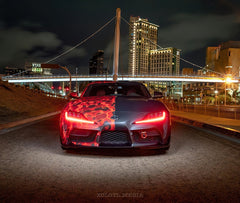 Oracle 20-21 Toyota Supra GR RGB+A Headlight DRL Upgrade Kit - ColorSHIFT