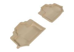 3D MAXpider 2014-2018 Jeep Wrangler JK 2-Door Kagu 2nd Row Floormats - Tan
