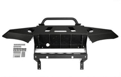DV8 Offroad 05-15 Toyota Tacoma Front Bumper Winch Ready - Black Powdercoat