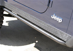 N-Fab RKR Rails 97-06 Jeep Wrangler TJ/BJ 2 Door All - Tex. Black - 1.75in
