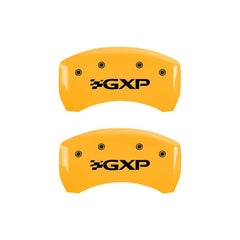 MGP 4 Caliper Covers Engraved Front Pontiac Rear Gxp Yellow Finish Black Char 2007 Pontiac Solstice