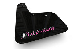 Rally Armor 13-19 USDM Ford Fiesta ST Black Mud Flap BCE Pink Logo