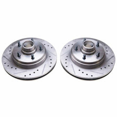 Power Stop 86-89 Buick Electra Front Evolution Drilled & Slotted Rotors - Pair