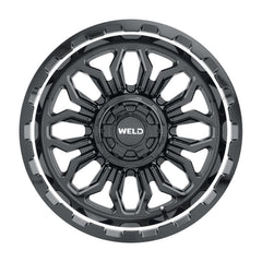 Weld Off-Road W139 20X9 Flare 6X135 6X139.7 ET20 BS5.75 Gloss Black MIL 106.1