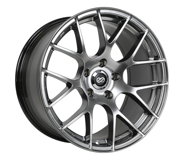 Enkei Raijin 18x9.5 35mm Offset 5x114.3 Bolt Pattern Hyper Silver Wheel