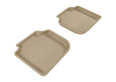 3D MAXpider 2012-2019 Volkswagen Passat Kagu 2nd Row Floormats - Tan