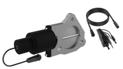 QTP 3in Bolt-On QTEC Electric Cutout Valve for Borla Exhausts - Single