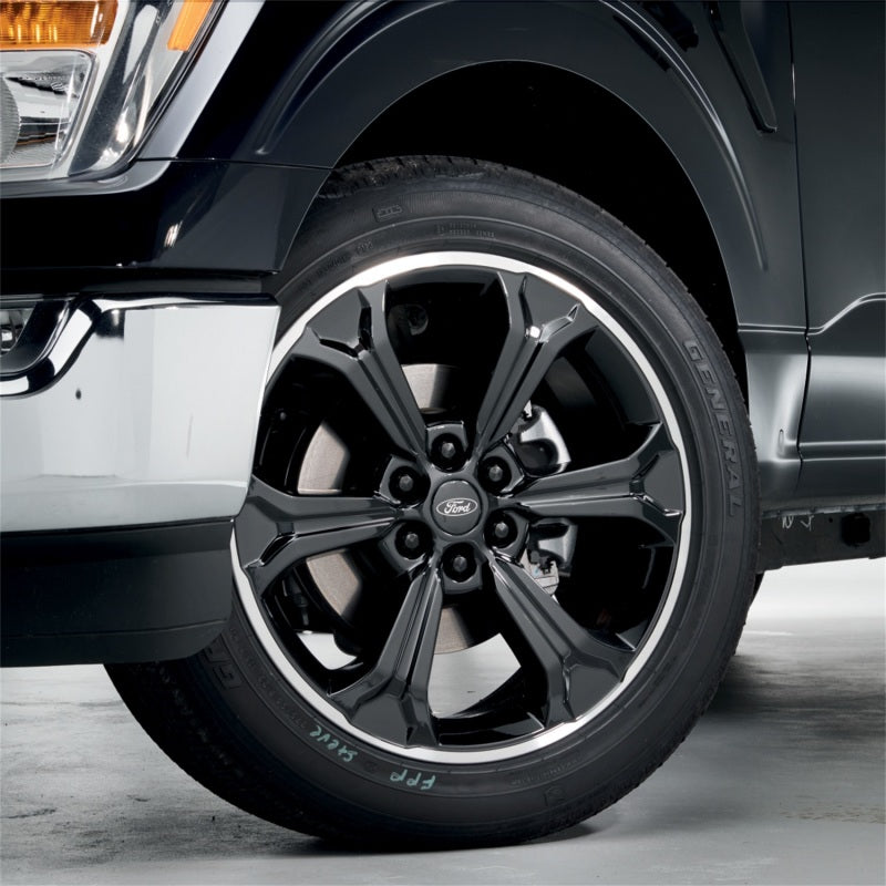 Ford Racing Rims Ford Racing 15-23 F-150 22in Wheel Kit - Black w/Machined Face ...