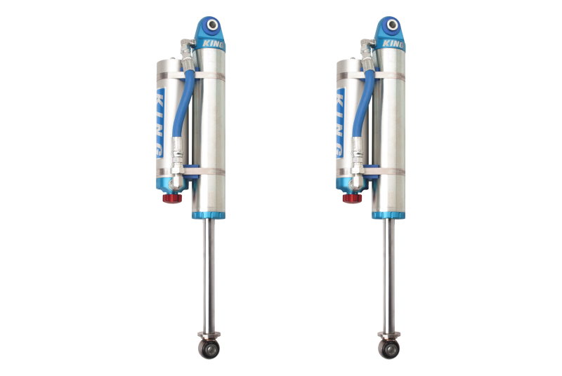 King Shocks 07-18 Chevrolet Silverado Rear 2.5 Dia Piggy Hose Res Shock w/Adjuster (Pair)